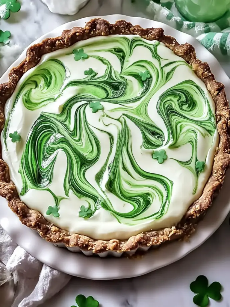 Shamrock Swirl Pie