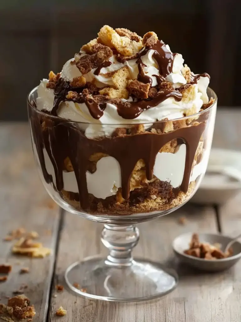 Chocolate Toffee Trifle