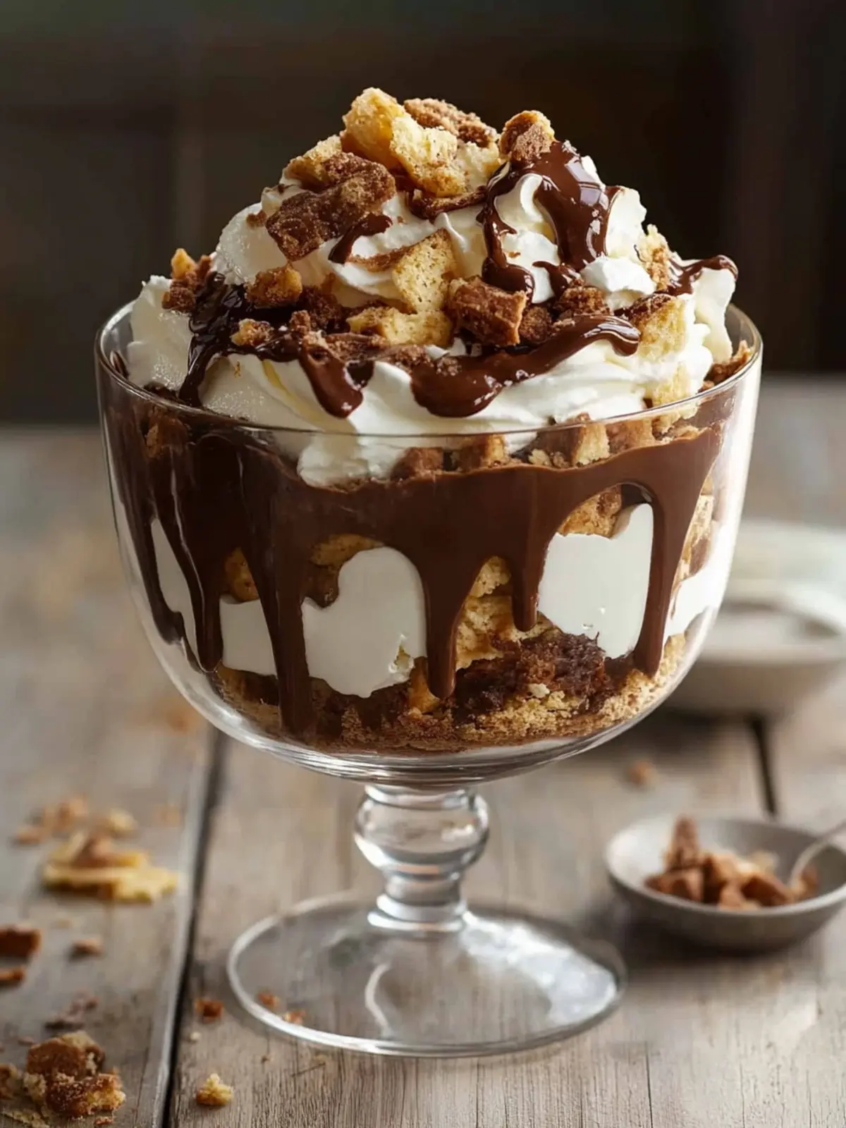 Indulge in a Decadent Chocolate Toffee Trifle Delight Chocolate Toffee Trifle