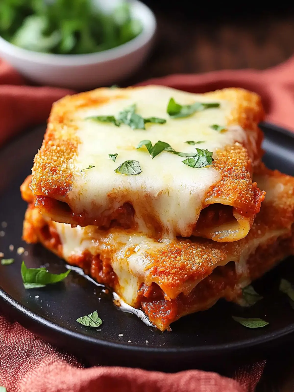 Air Fryer Lasagna Fritta