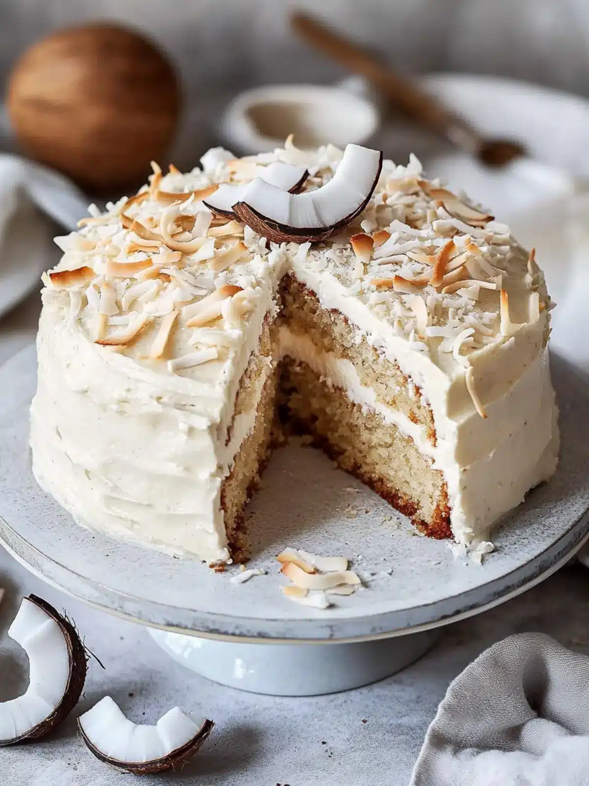 Vegan Coconut Cake