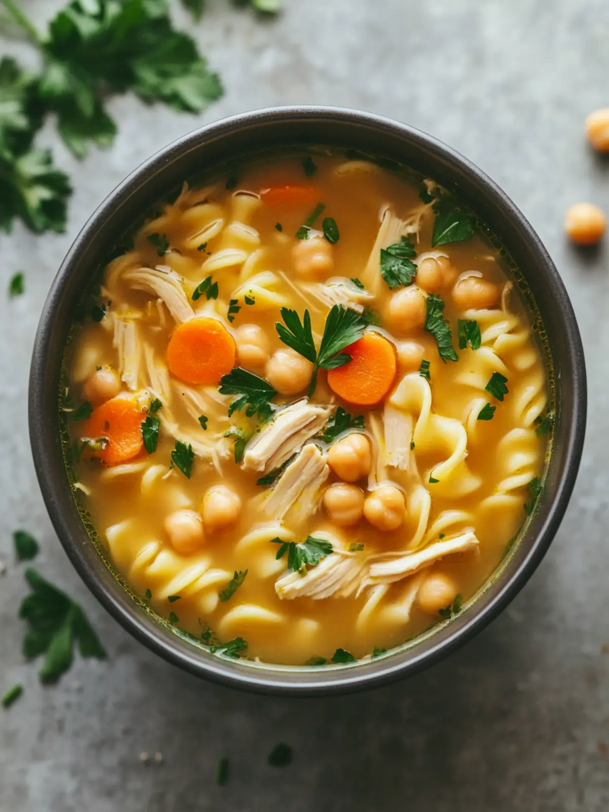 Instant Pot Vegan Chicken Noodle Soup with Chickpeas Magic Instant Pot Vegan Chicken Noodle Soup with Chickpeas