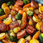 One-Pan Honey Garlic Kielbasa & Veggies