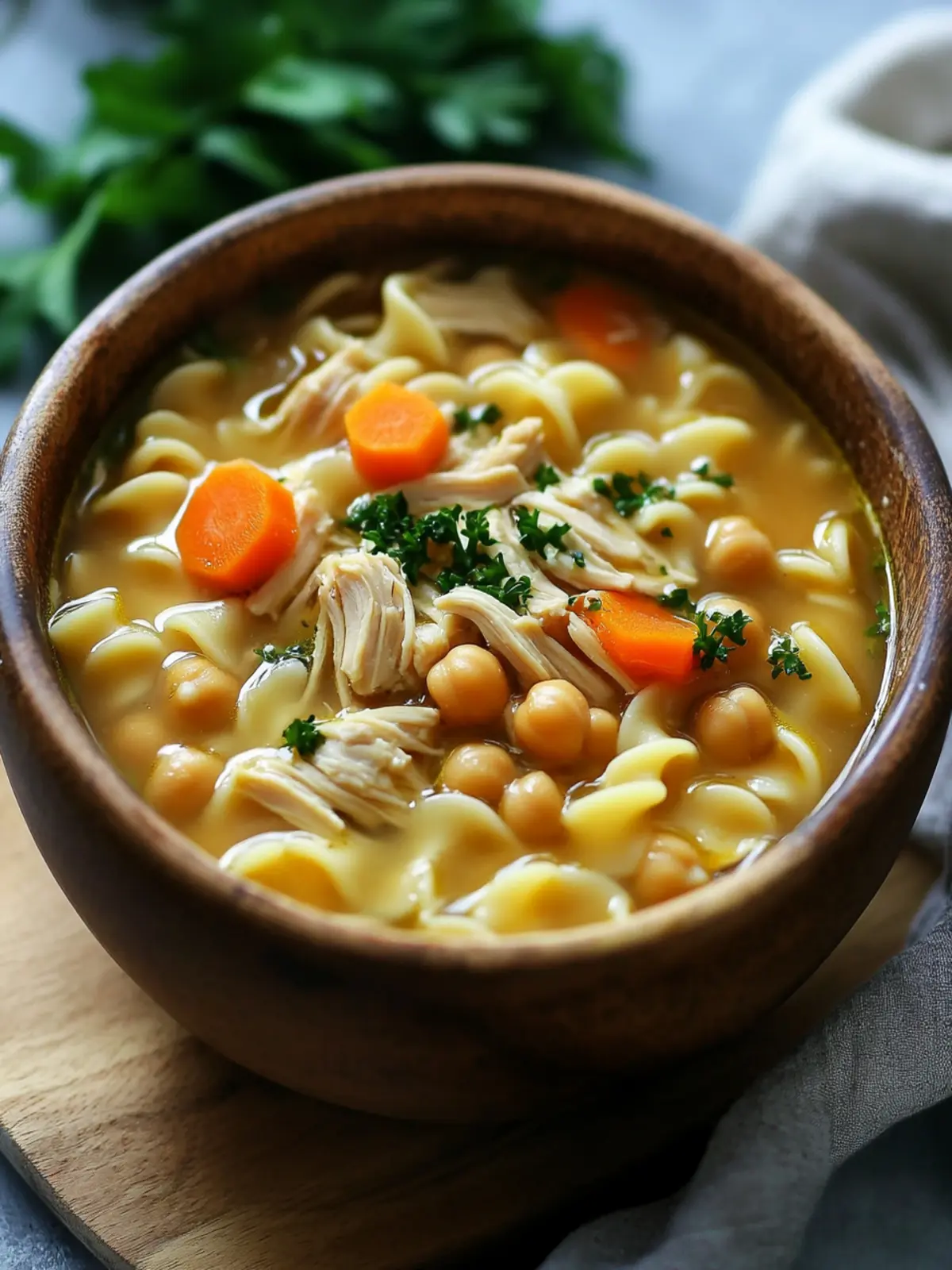 Instant Pot Vegan Chicken Noodle Soup with Chickpeas Magic Instant Pot Vegan Chicken Noodle Soup with Chickpeas