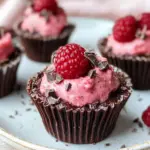 Marry Me No Bake Raspberry Chocolate Mousse Cups
