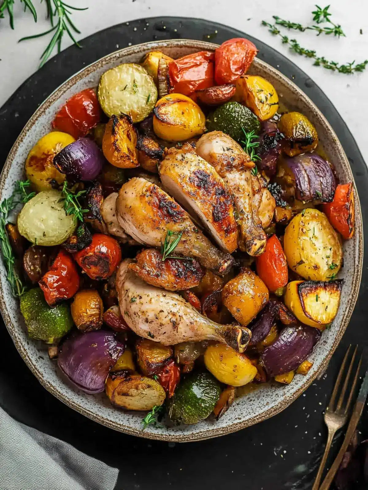 Roasted Chicken and Vegetables