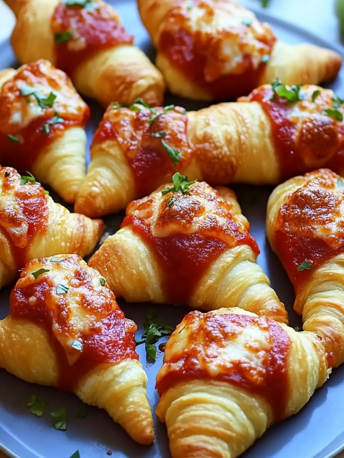 Pizza Stuffed Crescent Rolls