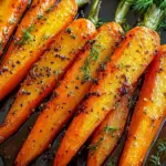 Honey Glazed Roasted Carrots with Dill