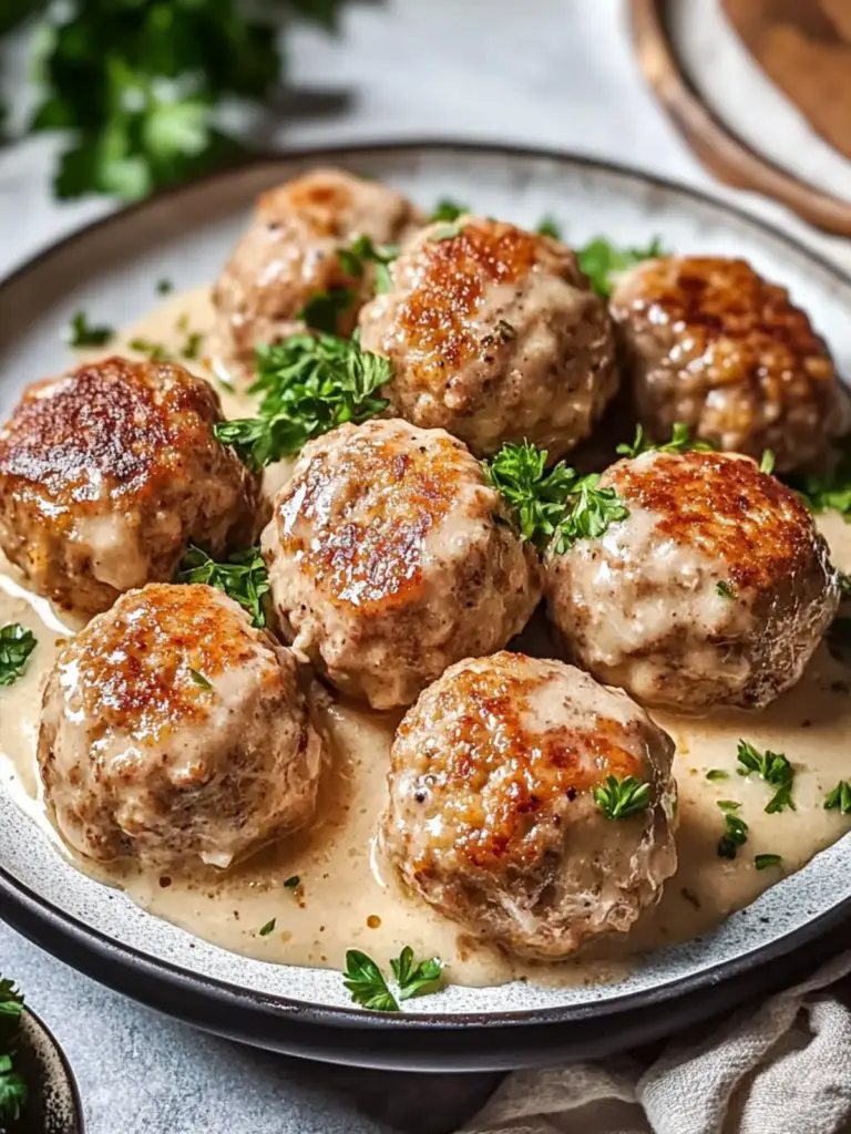 Chicken Cordon Bleu Meatballs