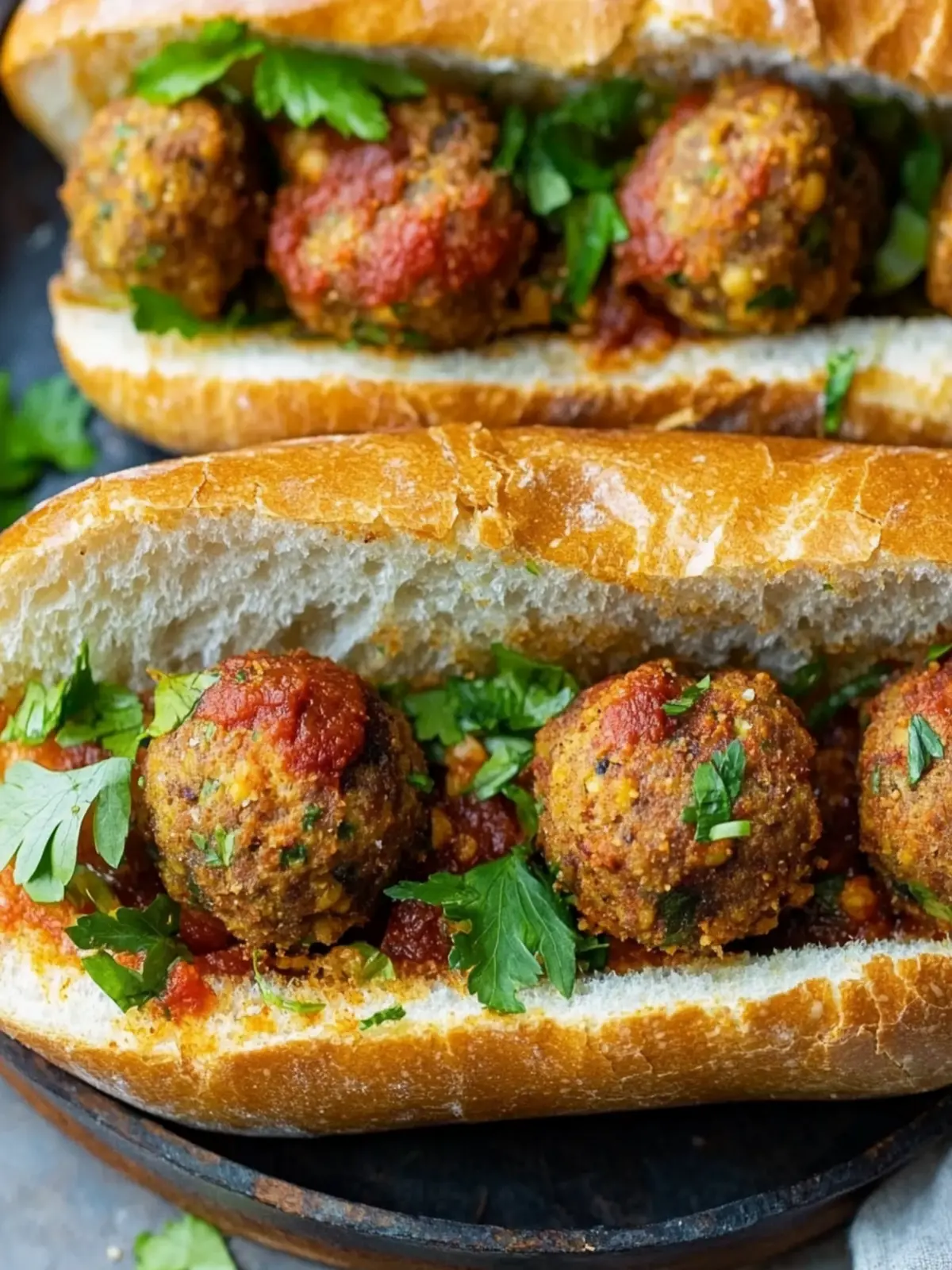 Irresistible Vegan Chickpea Meatball Subs for Cozy Nights Vegan Chickpea Meatball Subs