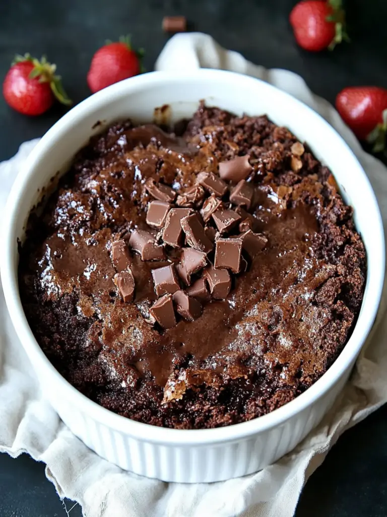 Brownie Batter Breakfast Bake