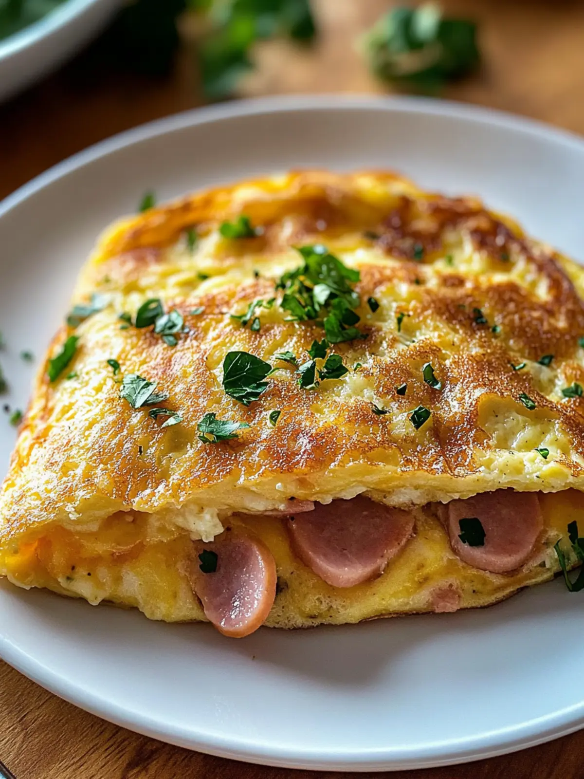 Ham and Cheese Omelette