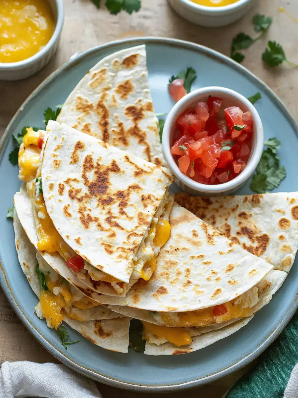 Savory Mini Breakfast Quesadillas for a Quick Morning Boost Mini Breakfast Quesadillas