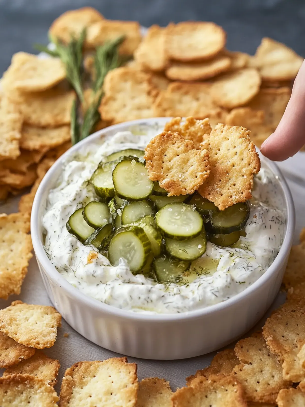 Fried Dill Pickle Dip