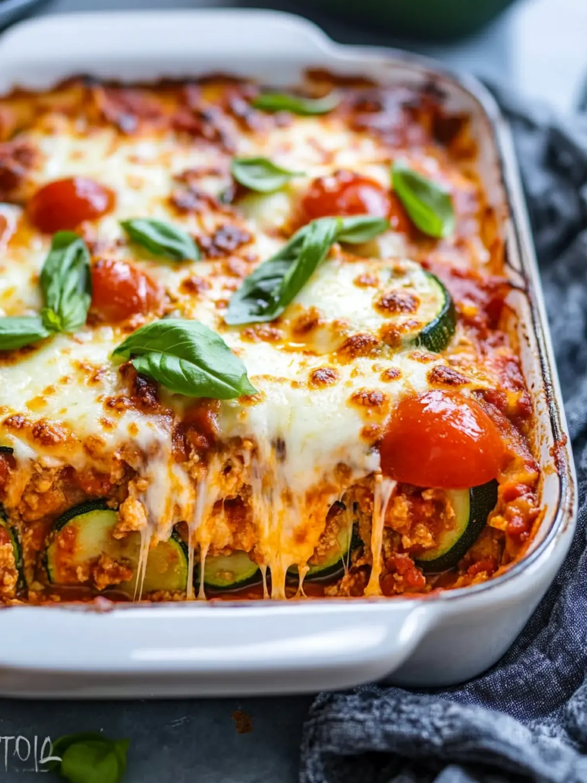 Zucchini Pizza Casserole