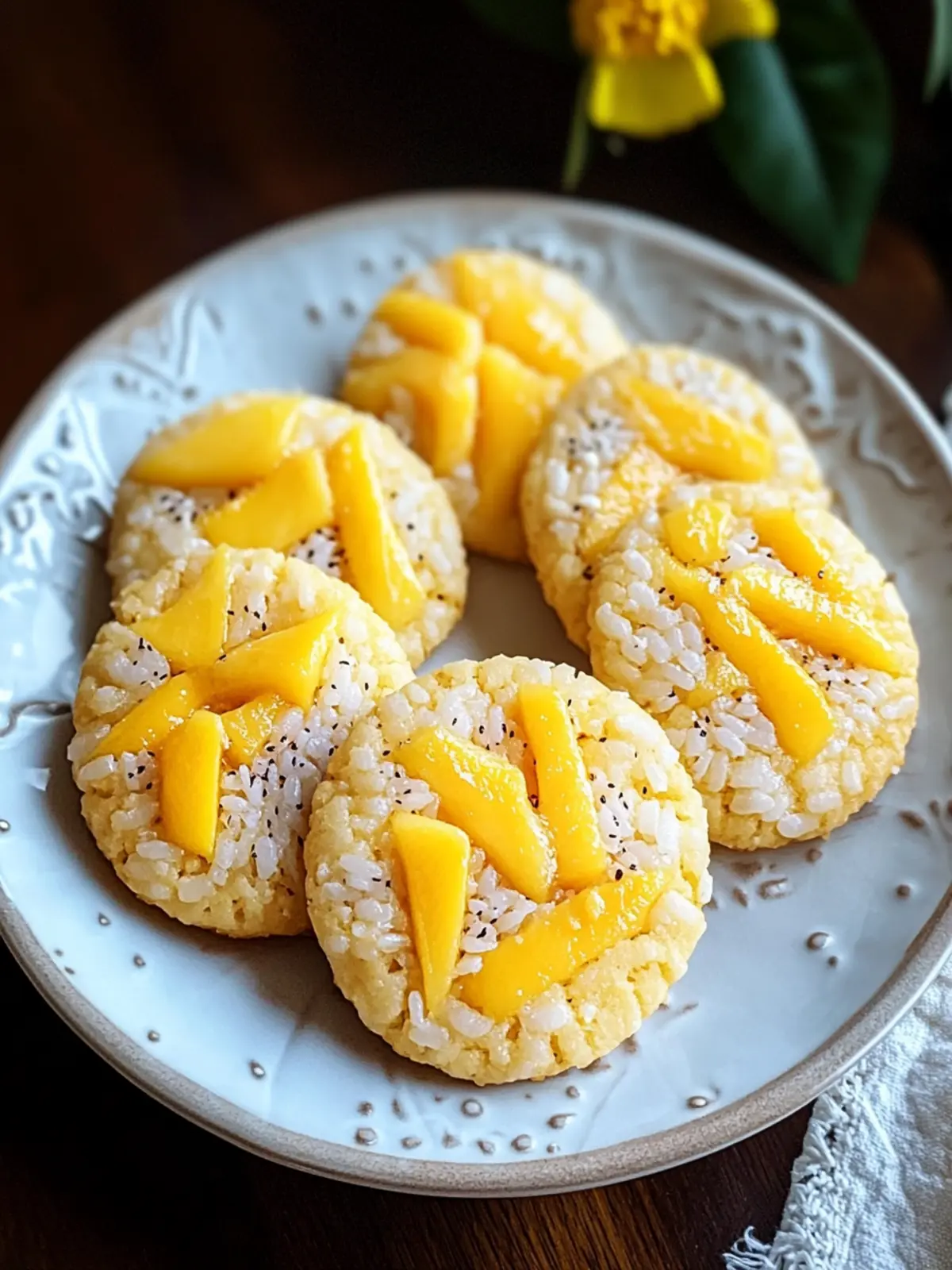 Mango Sticky Rice Cookies