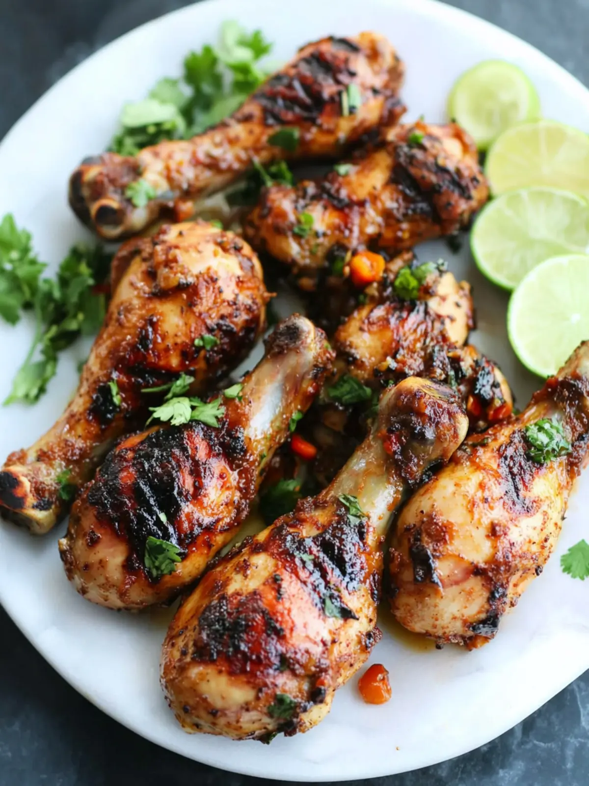 Grilled Jerk Chicken Drumsticks
