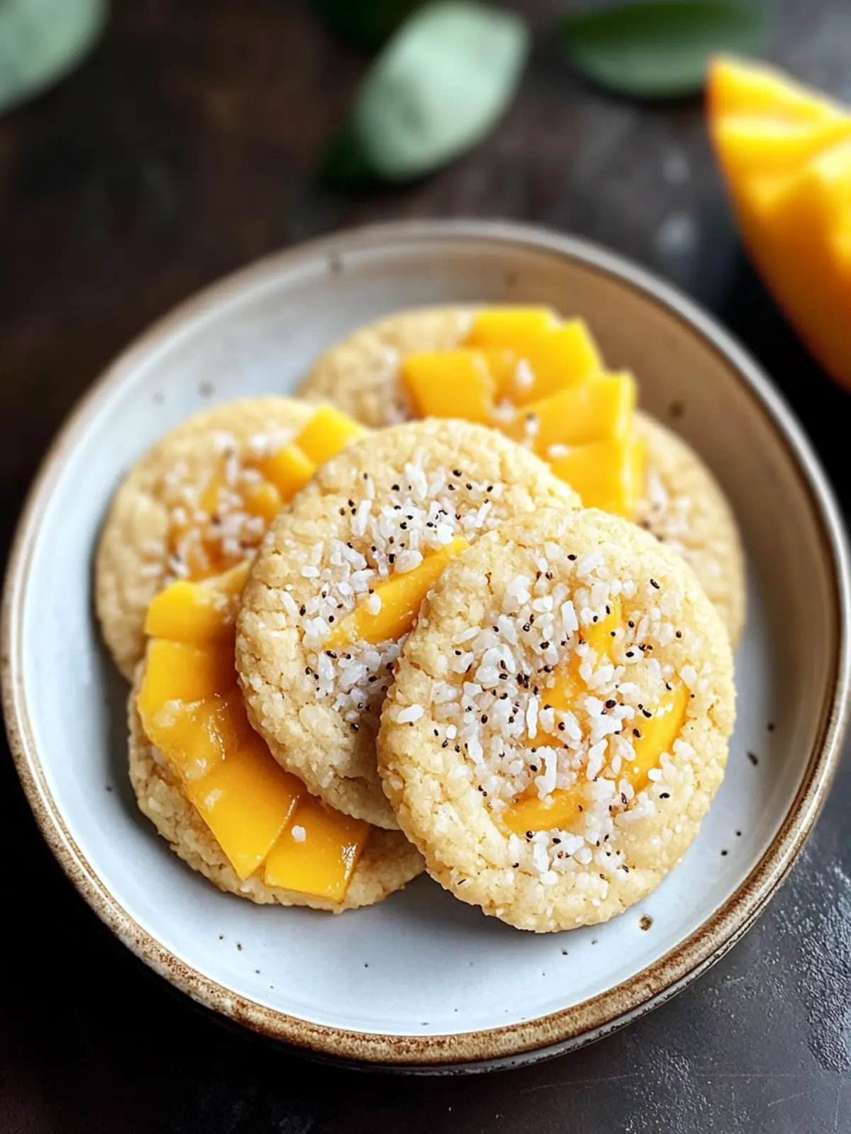 Mango Sticky Rice Cookies