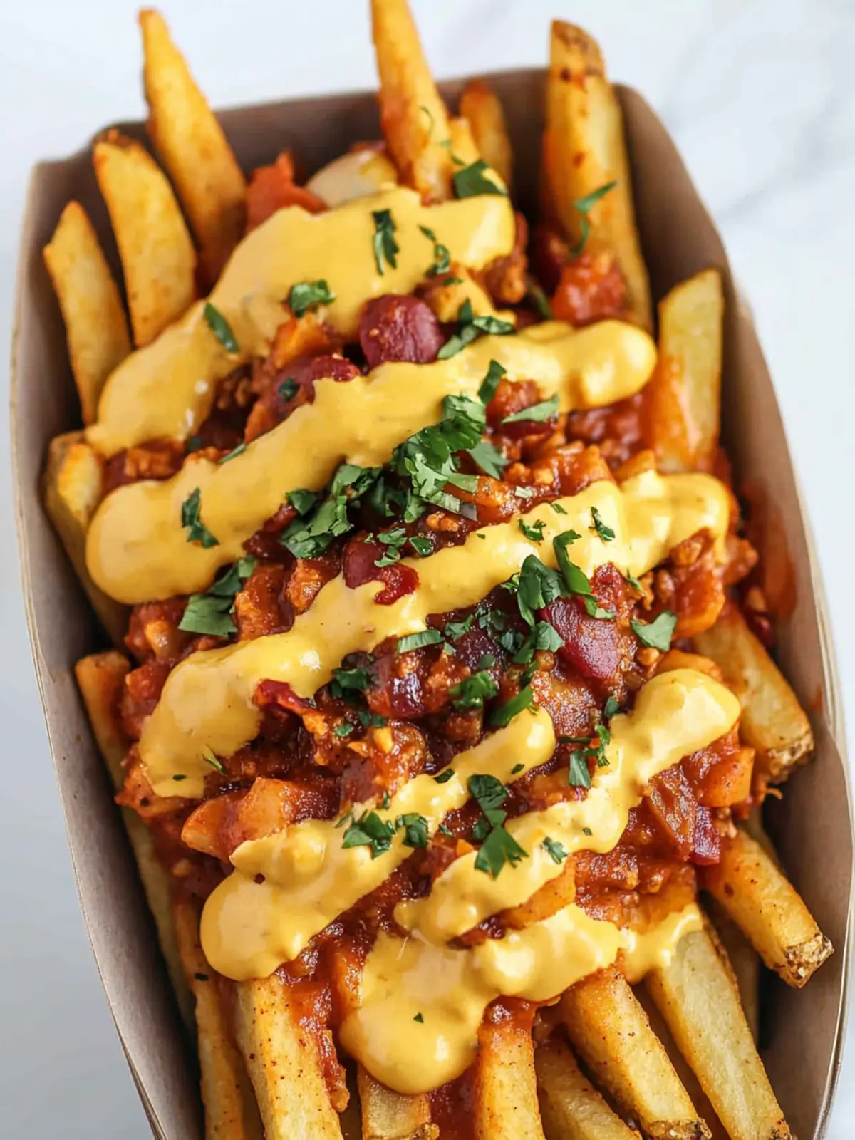 Vegan Chili Cheese Fries