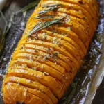 Roasted Hasselback Butternut Squash