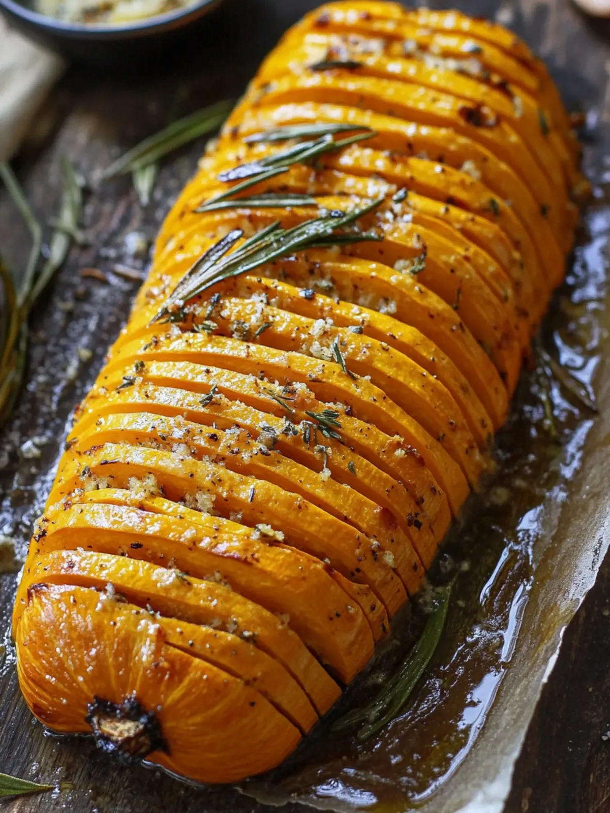 Savory Roasted Hasselback Butternut Squash Delight Roasted Hasselback Butternut Squash