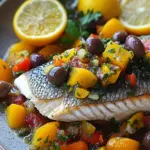 Delicious Branzino Citrus Olive Salsa for Fresh Summer Flavor Branzino Citrus Olive Salsa