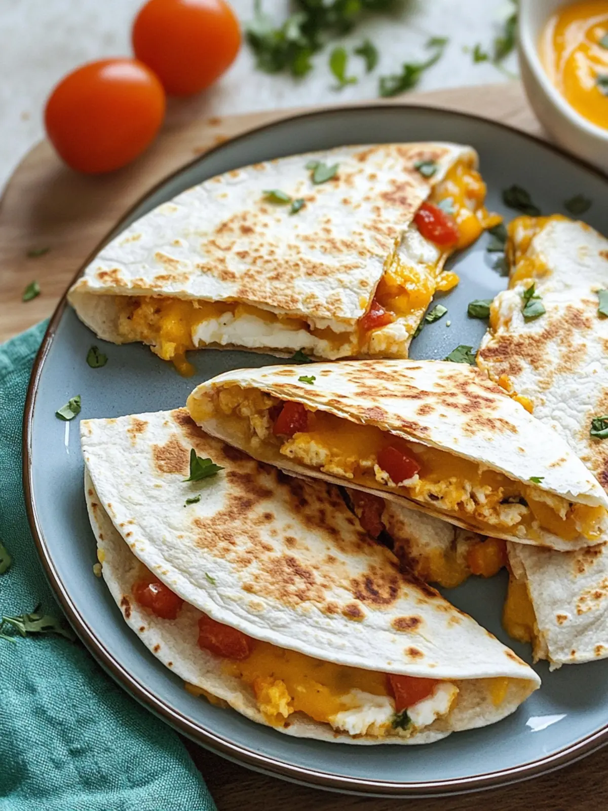 Savory Mini Breakfast Quesadillas for a Quick Morning Boost Mini Breakfast Quesadillas