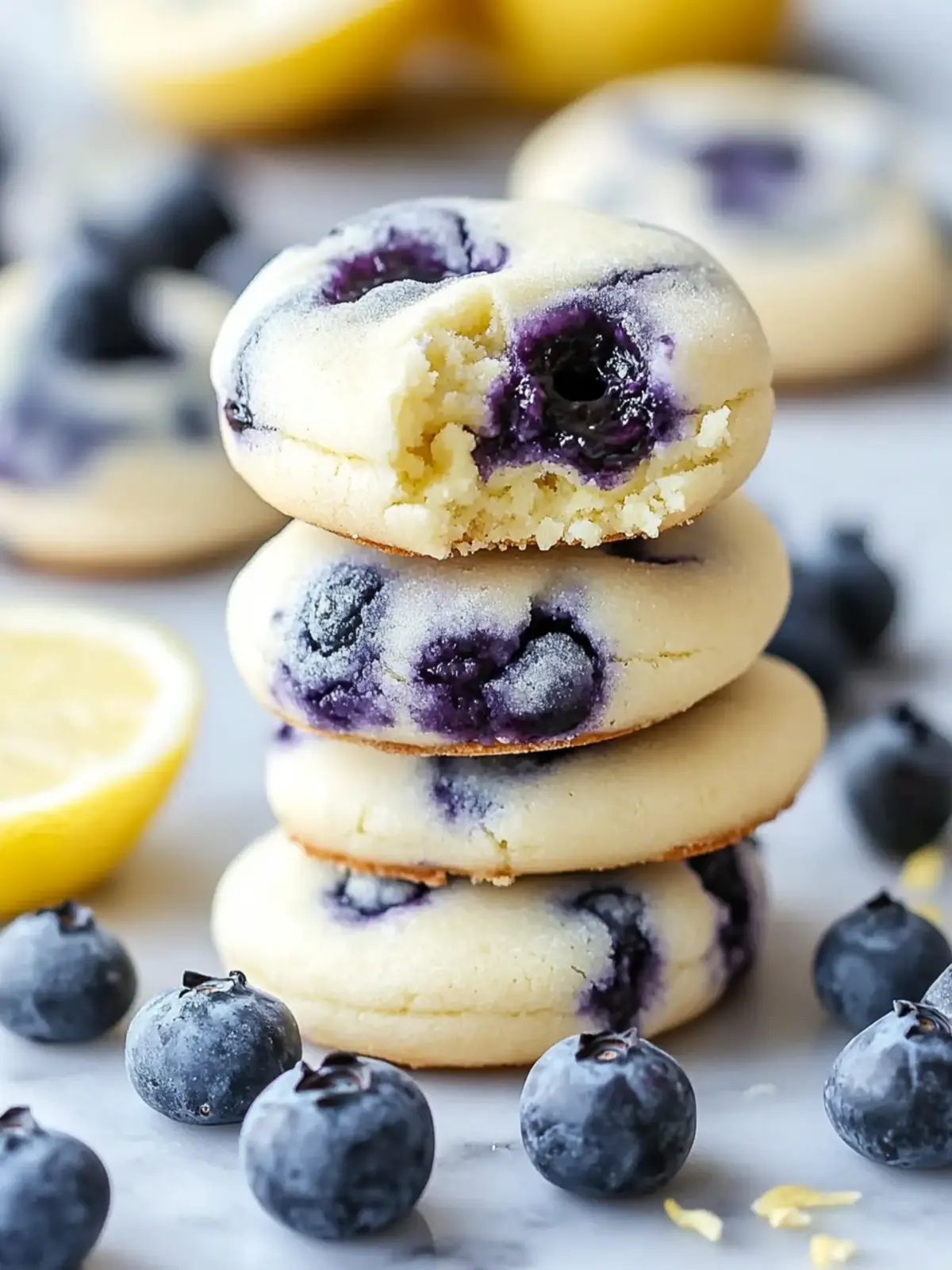 Lemon Blueberry Cheesecake Cookies: A Sweet Twist on Classics Lemon Blueberry Cheesecake Cookies