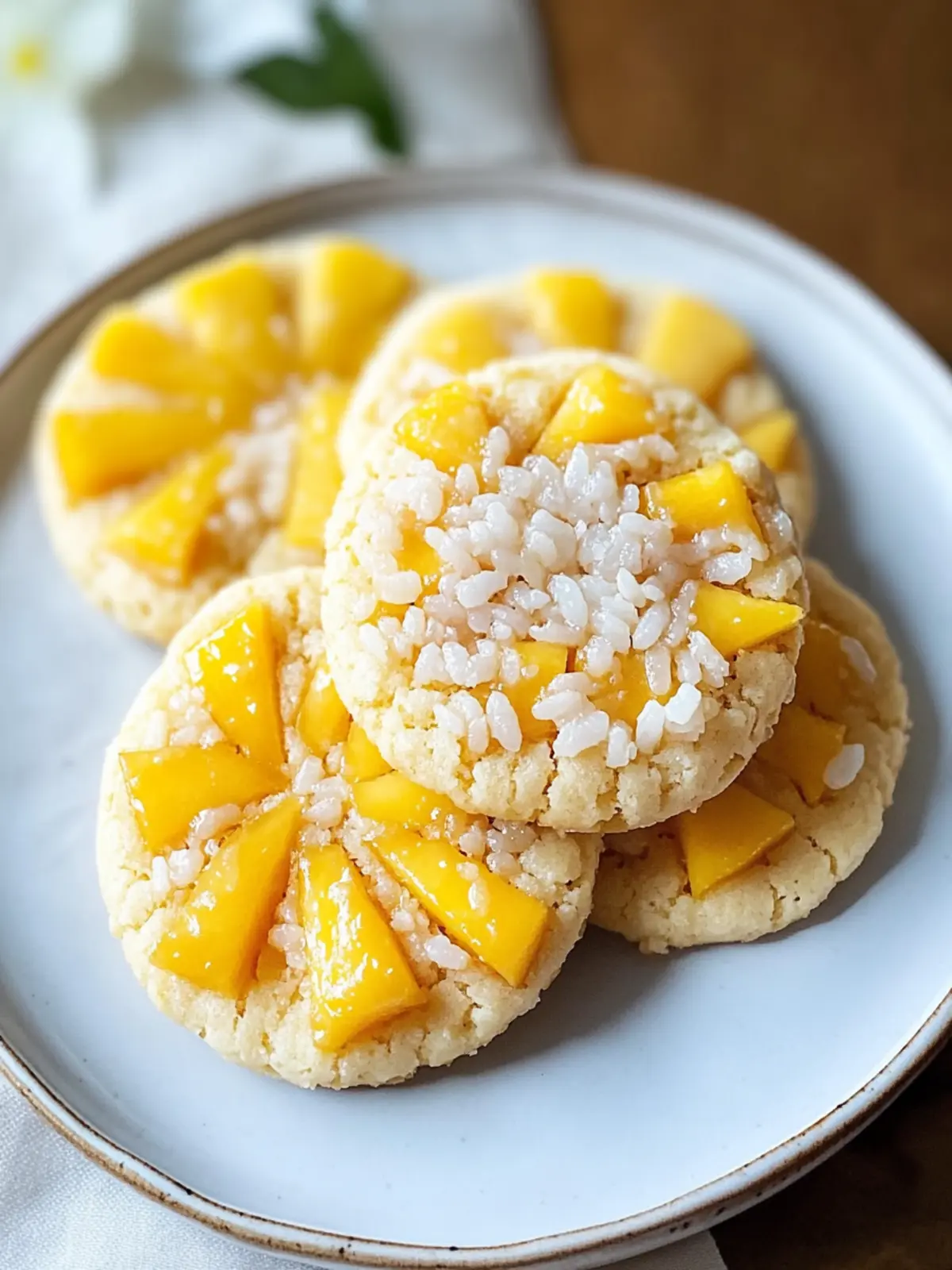 Mango Sticky Rice Cookies