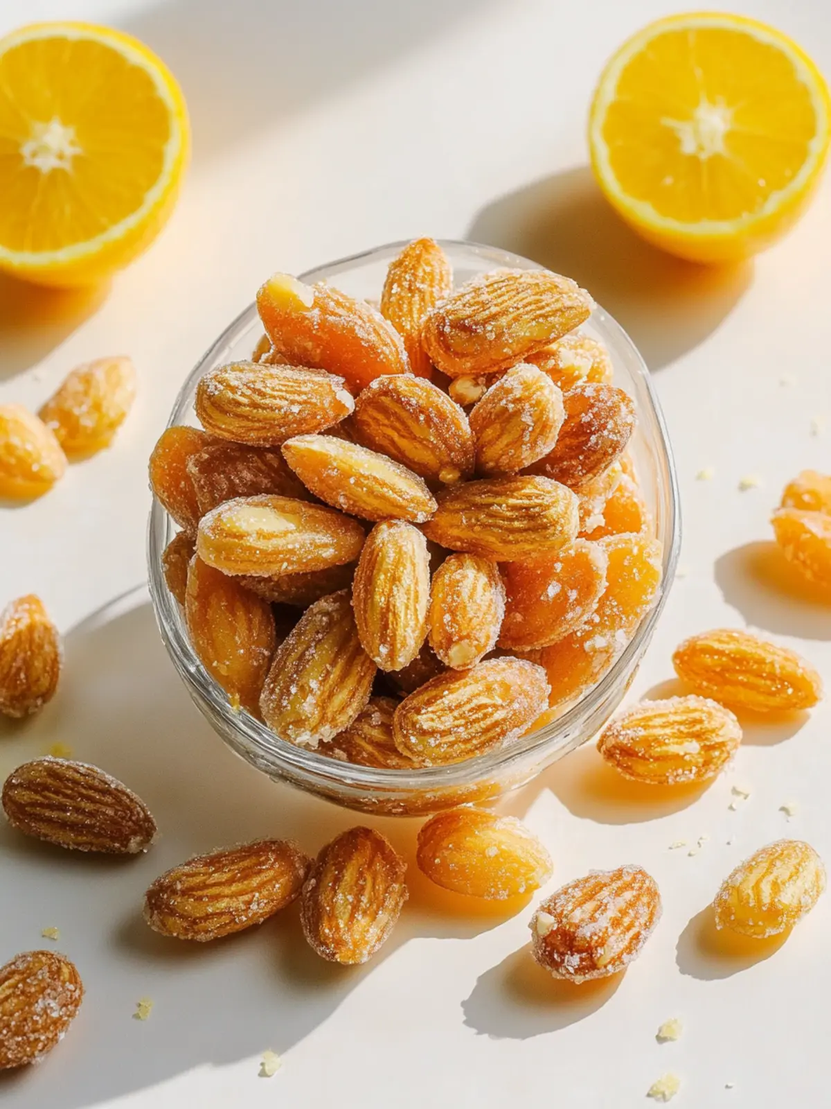 Orange Candied Almonds