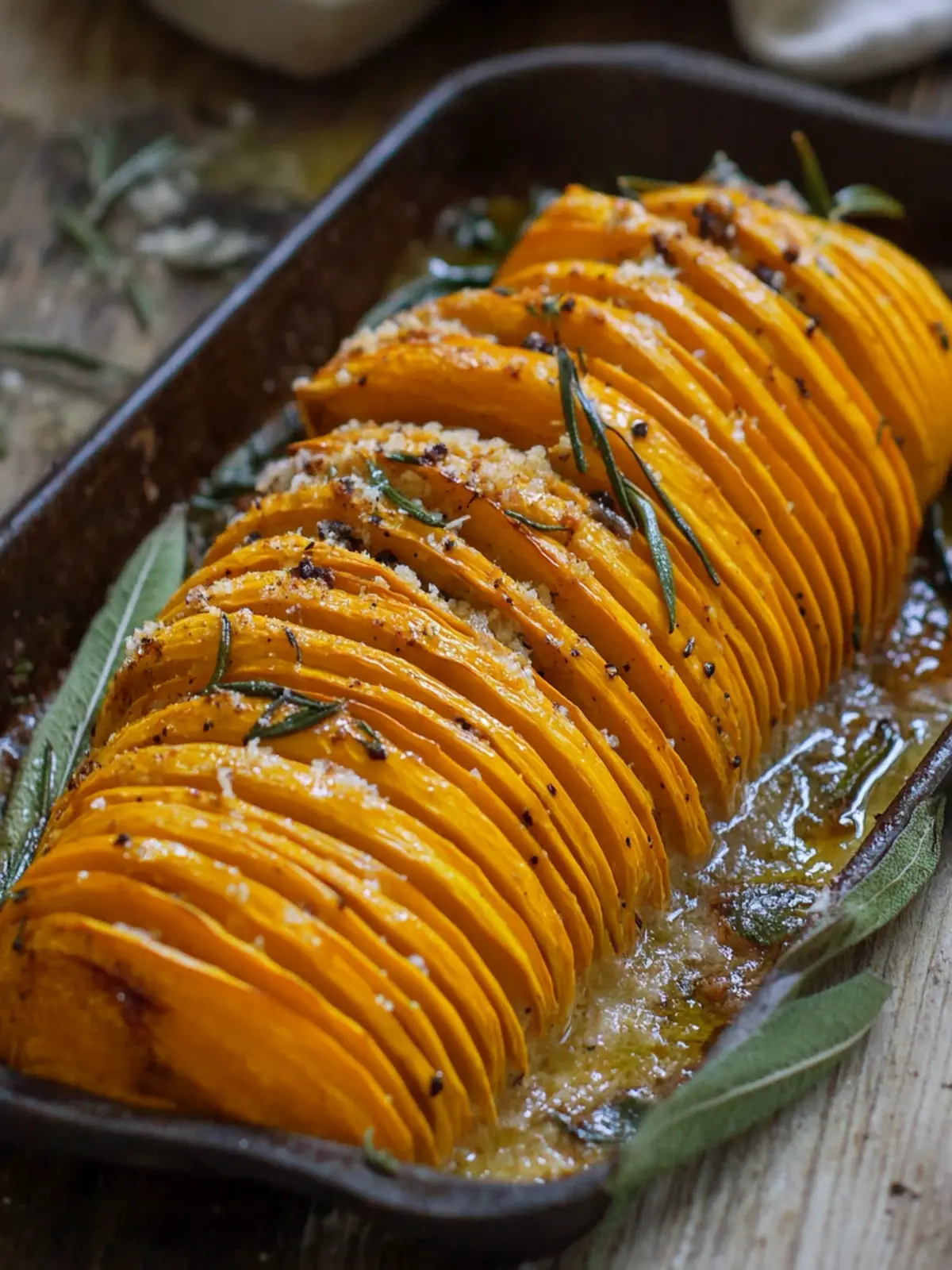 Savory Roasted Hasselback Butternut Squash Delight Roasted Hasselback Butternut Squash