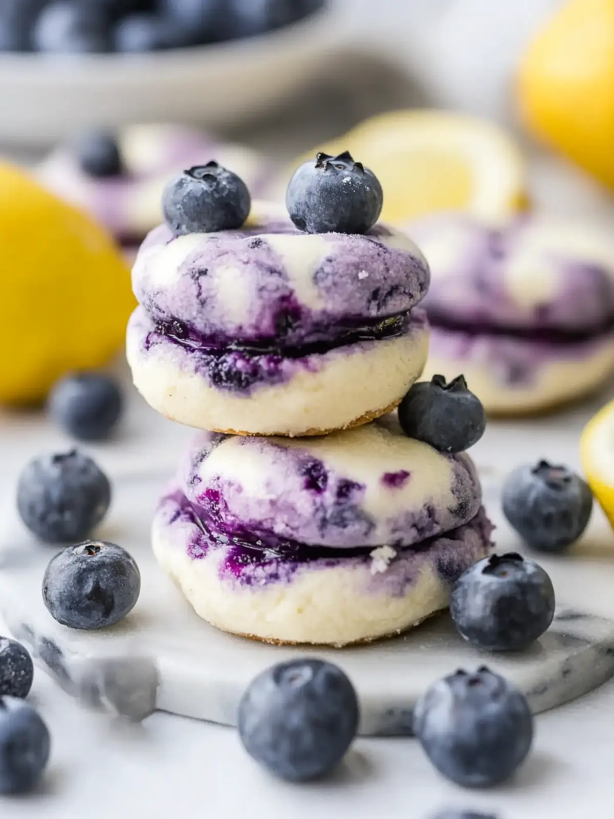Lemon Blueberry Cheesecake Cookies: A Sweet Twist on Classics Lemon Blueberry Cheesecake Cookies