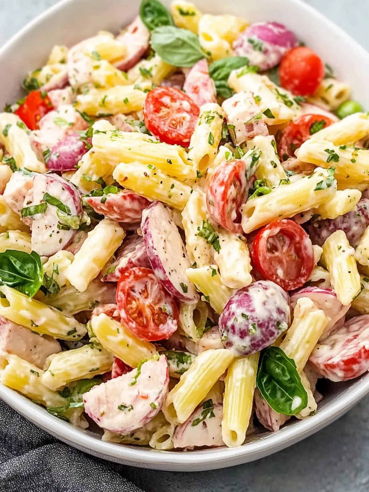 Italian Hoagie Pasta Salad
