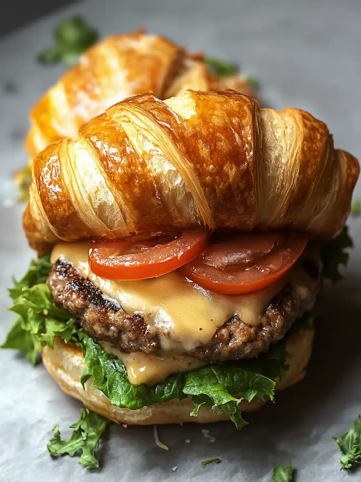 Croissant Smash Burger