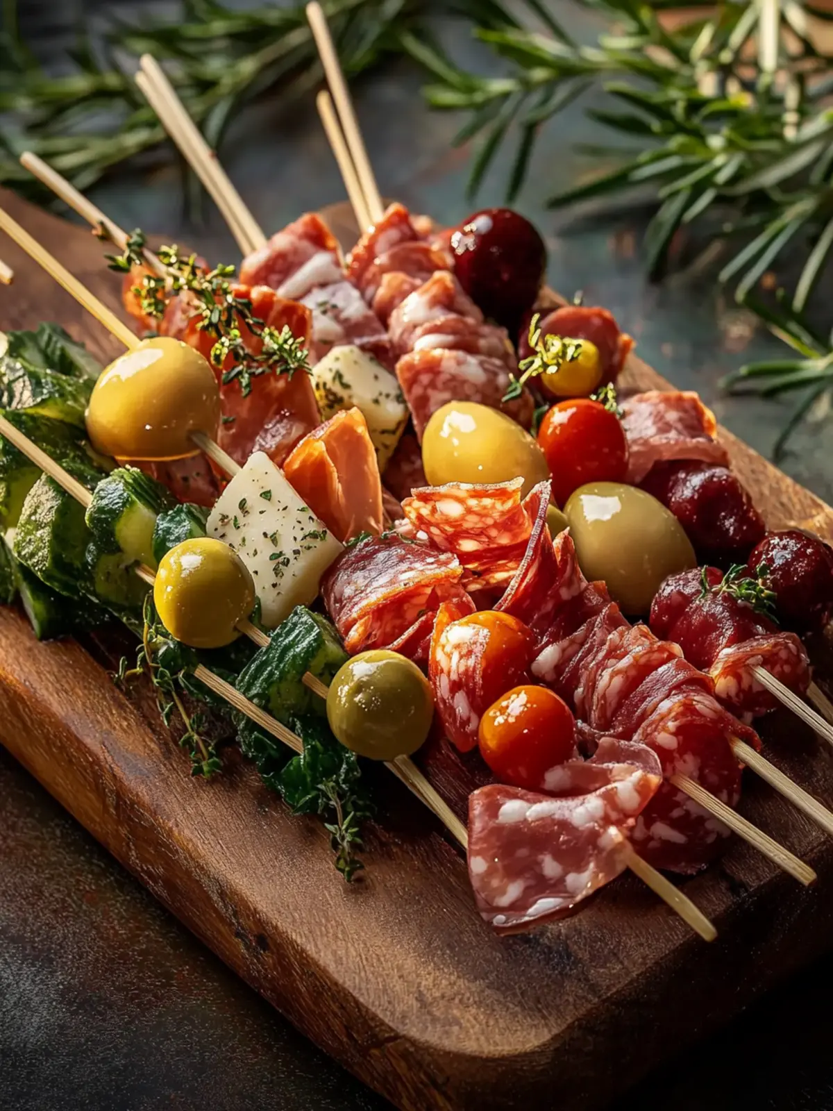 Mini Charcuterie Skewers