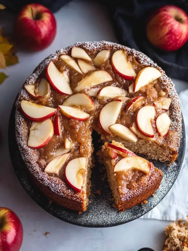 Vegan Applesauce Cake