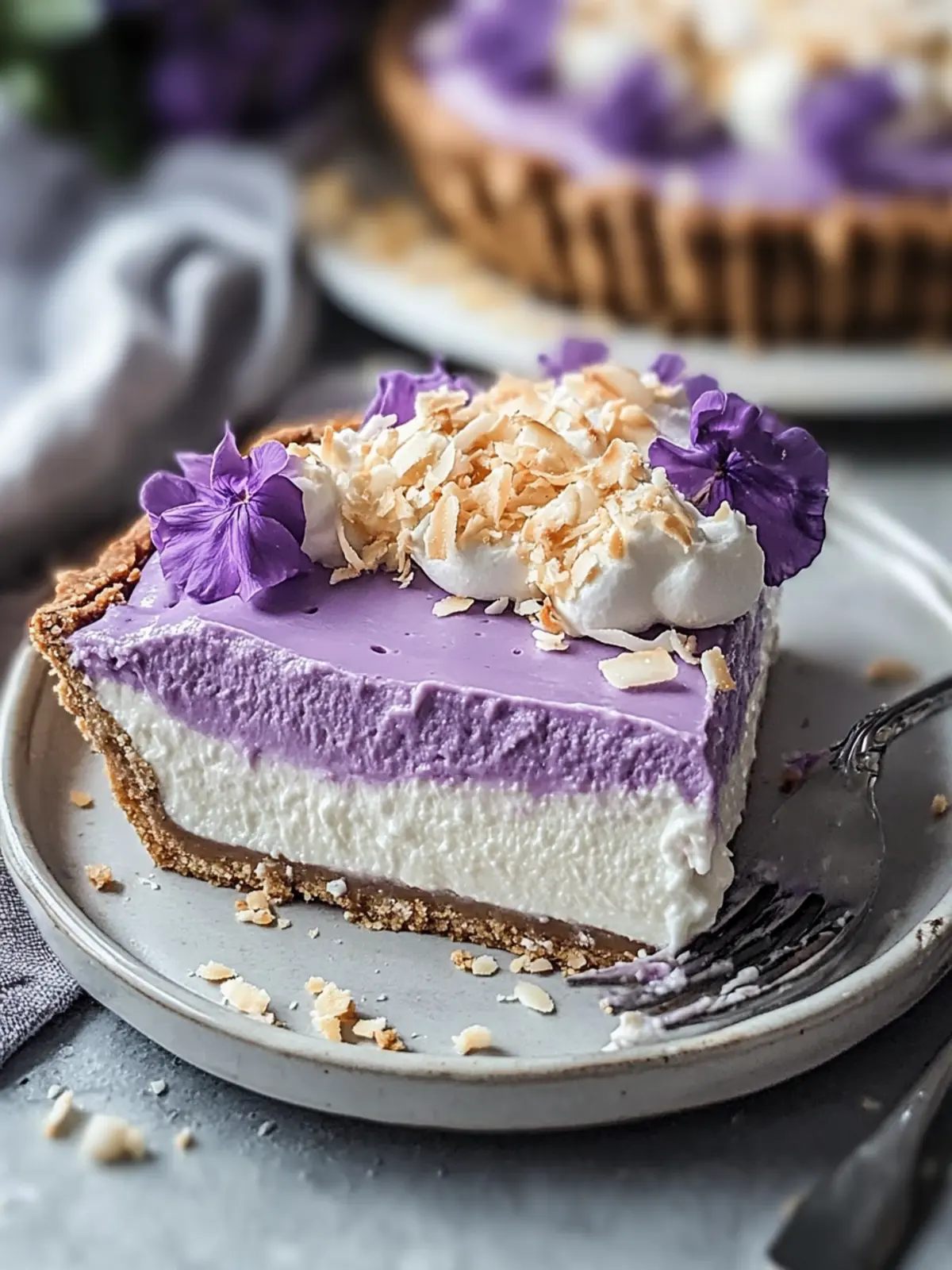 Ube & Coconut Cream Pie