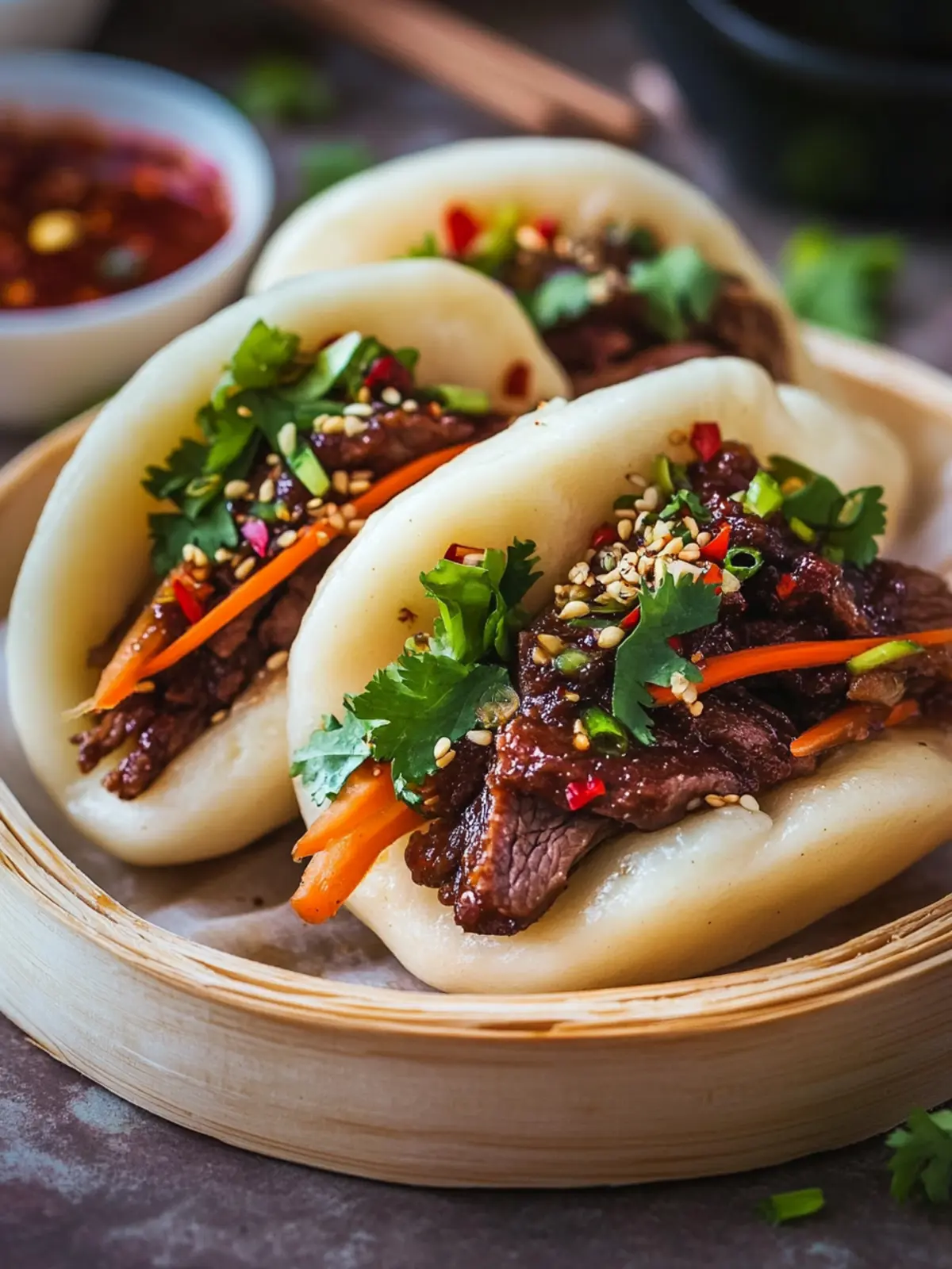 Tender Beef Bao Buns