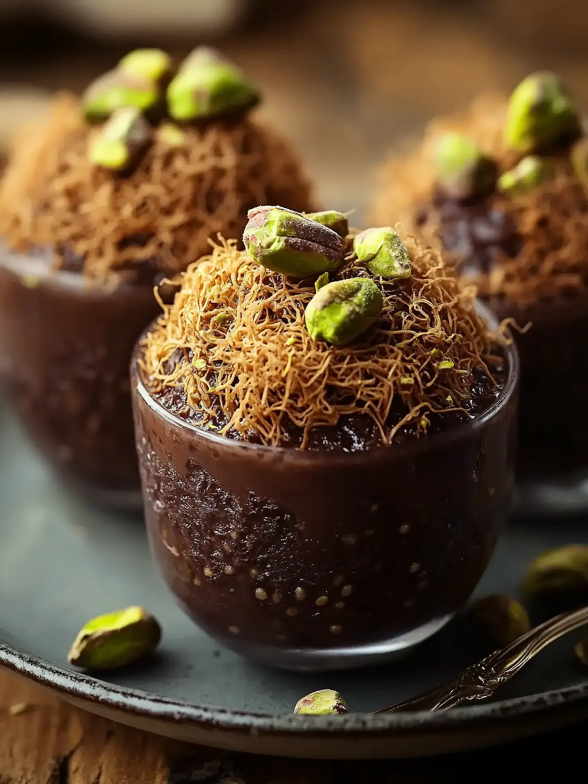 Dubai Chocolate-Style Pistachio Chia Pudding