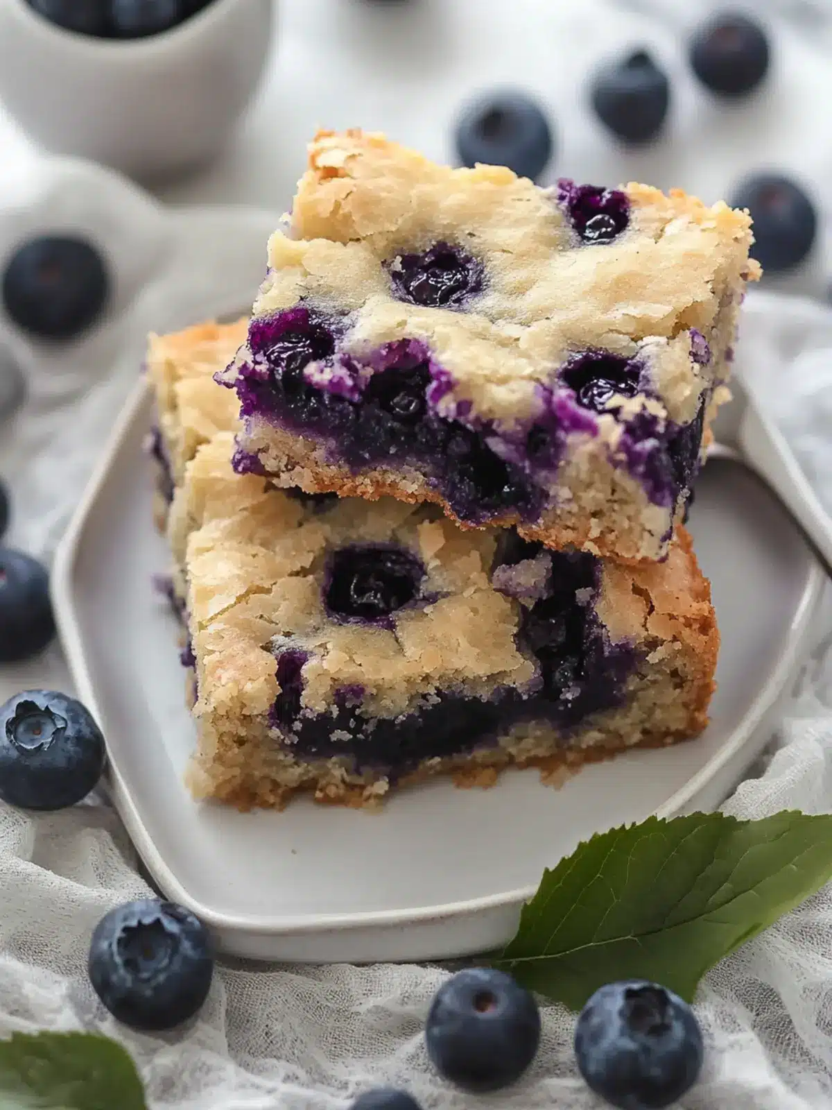 Blueberry Blondies