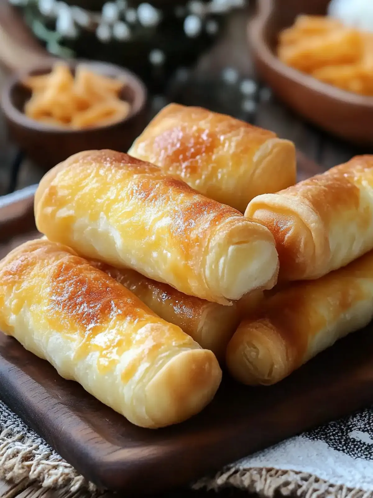 Filipino Cheese Rolls