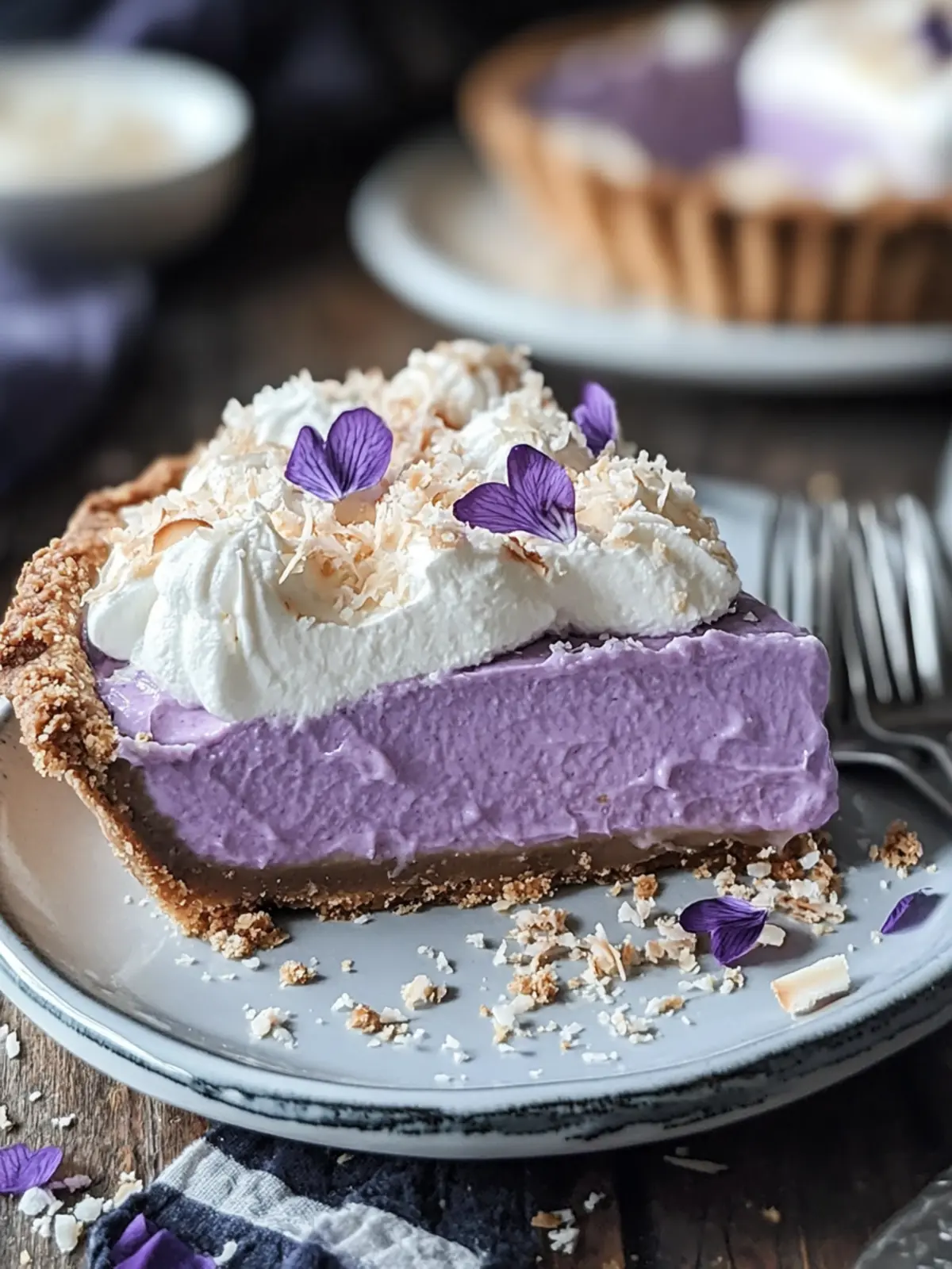 Ube & Coconut Cream Pie