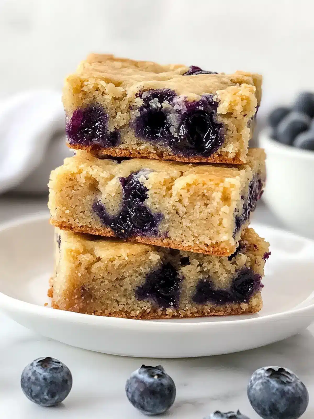 Blueberry Blondies