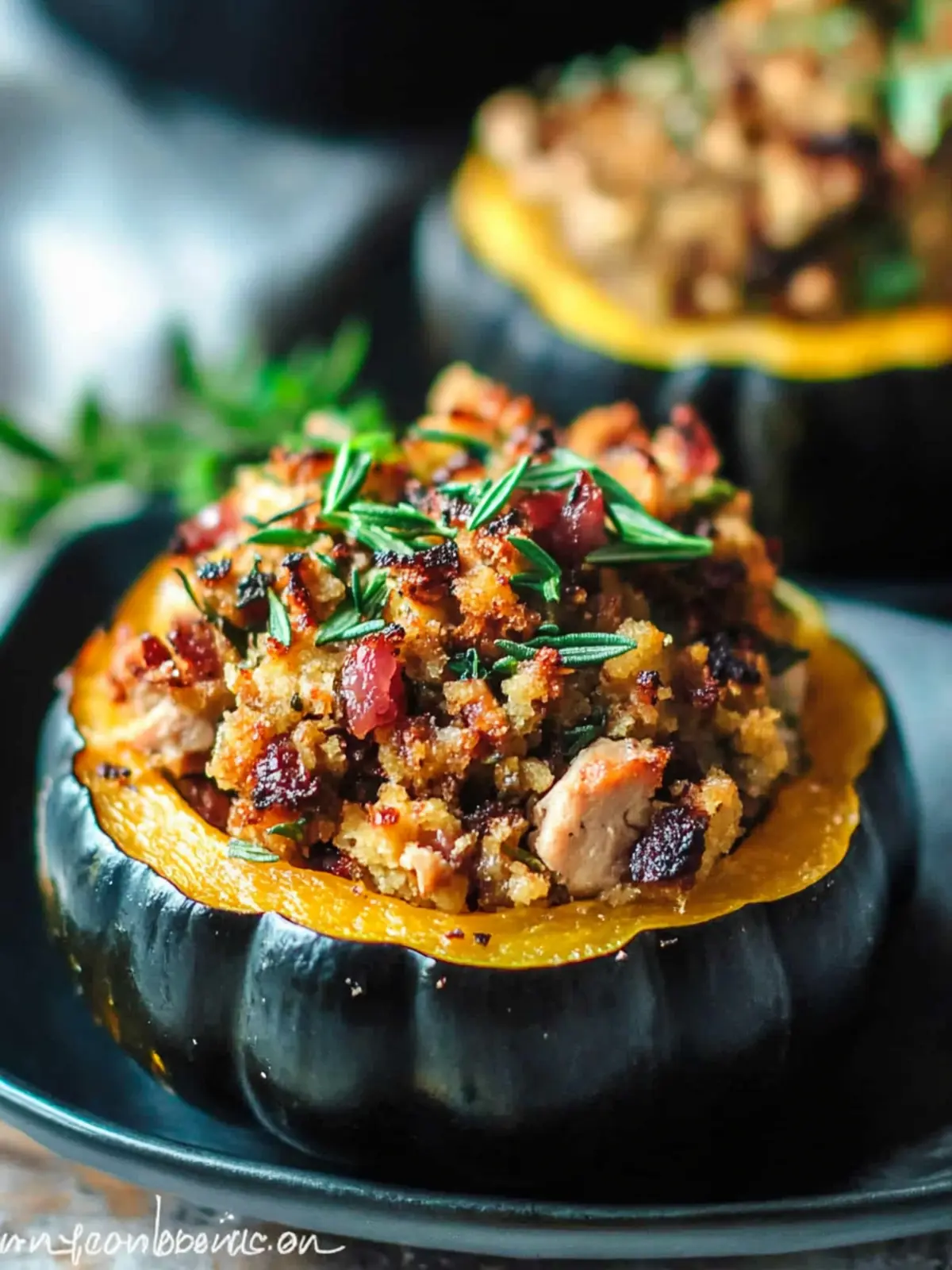 Delicious Turkey Stuffed Acorn Squash for Cozy Meals Turkey Stuffed Acorn Squash