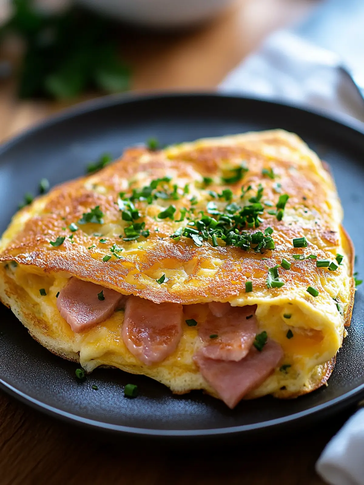 Ham and Cheese Omelette