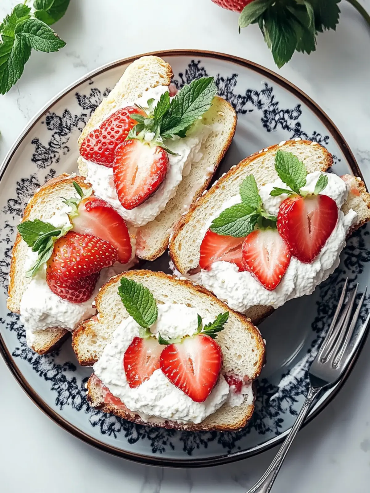 Strawberry Tea Sandwiches