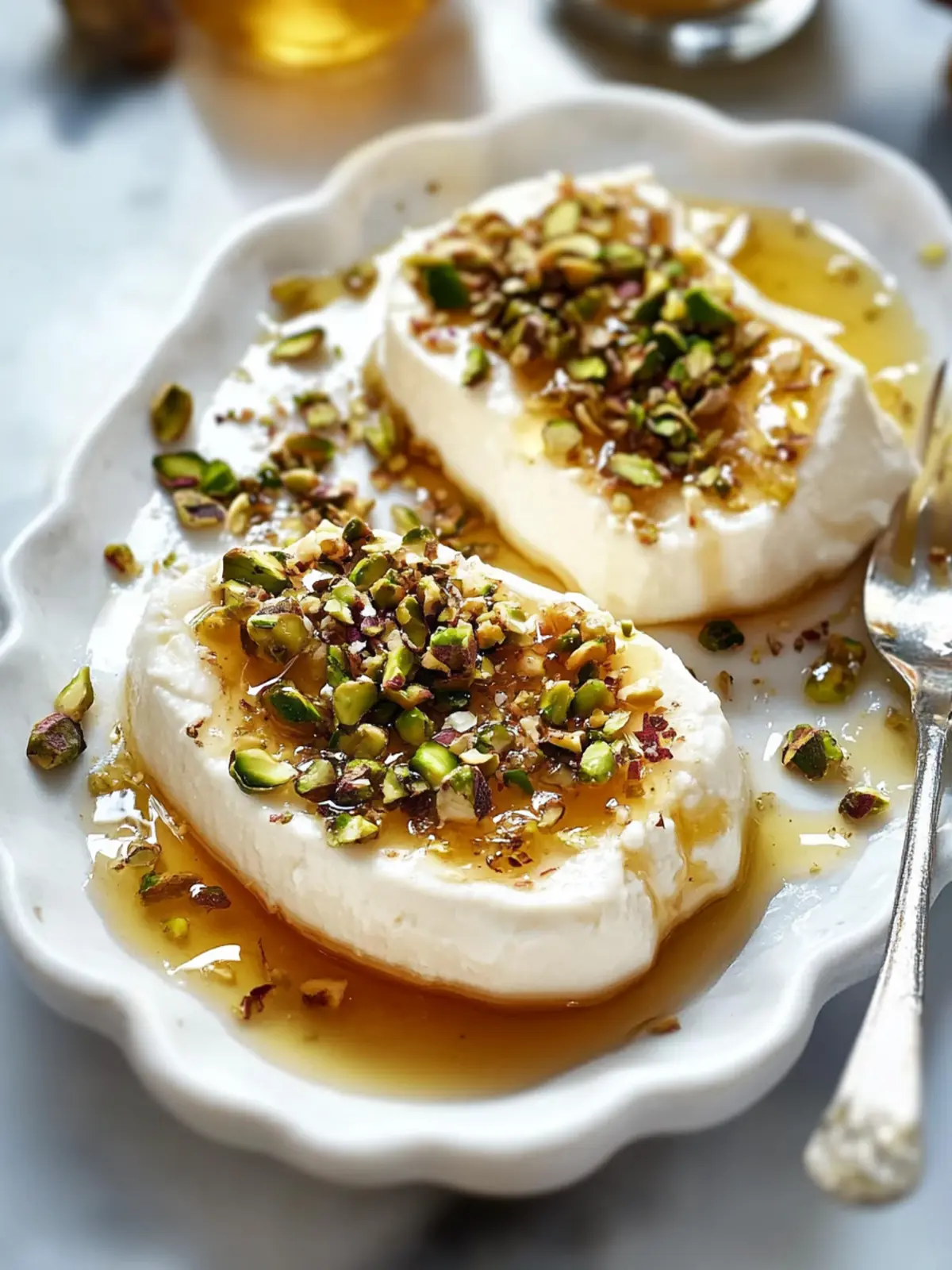 Boursin Cheese Appetizer with Honey and Pistachios
