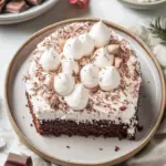 Hot Cocoa Poke Cake