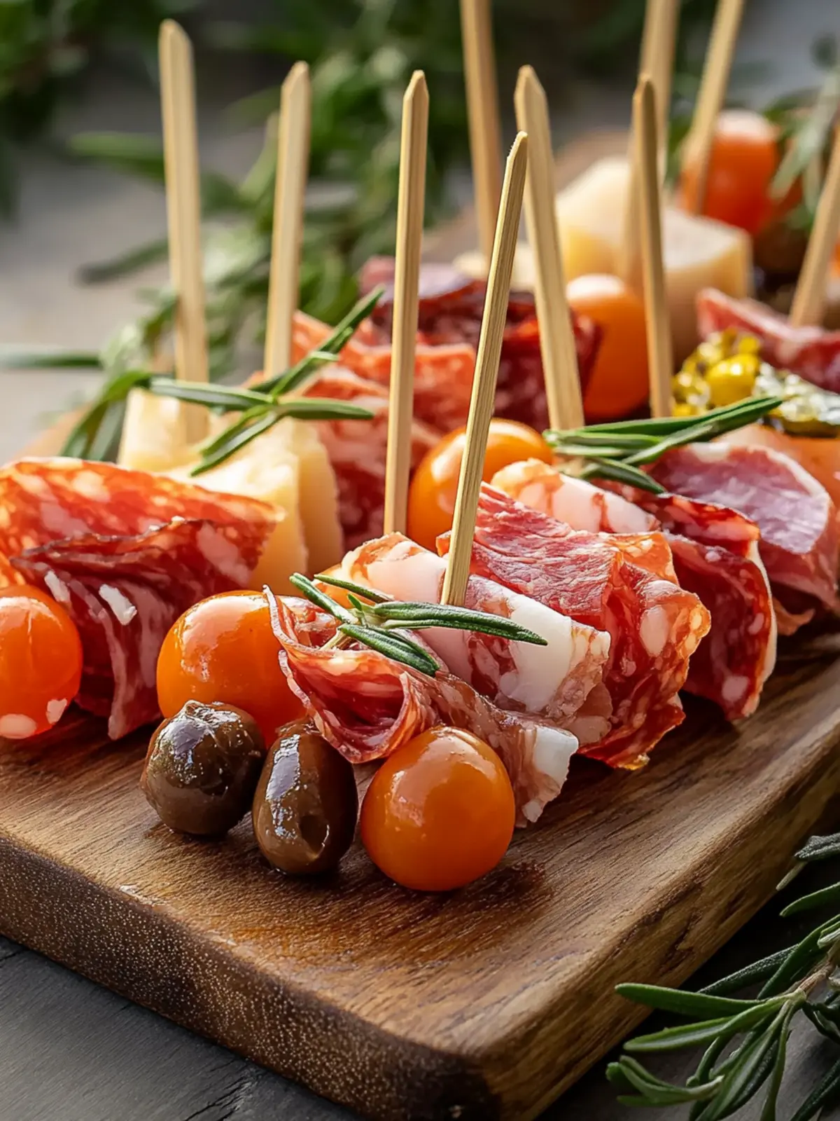 Mini Charcuterie Skewers