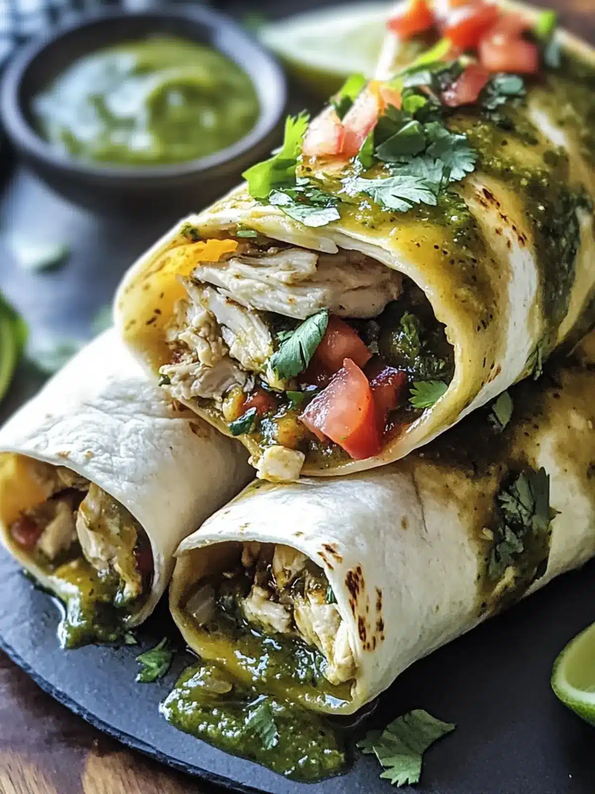 Chili Verde Hatch Burritos